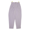 FASHION FOR FUN Womens Trousers Purple Relaxed Tapered W25 L28