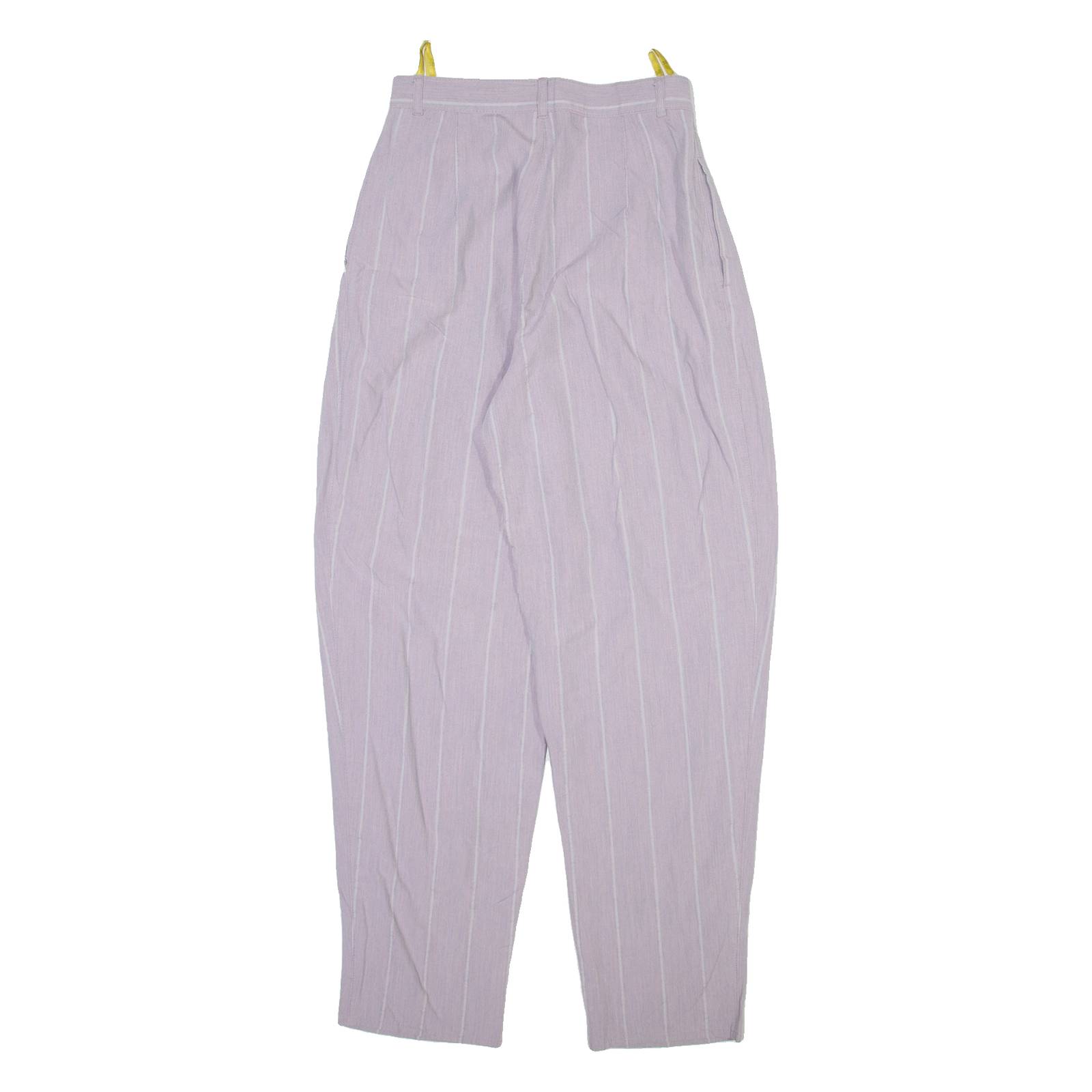 FASHION FOR FUN Womens Trousers Purple Relaxed Tapered W25 L28