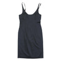 OASIS Womens Black Bodycon Polyester Blend Sleeveless Midi Dress UK 14 Elegant