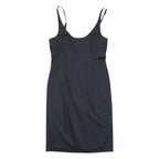 OASIS Womens Black Bodycon Polyester Blend Sleeveless Midi Dress UK 14 Elegant