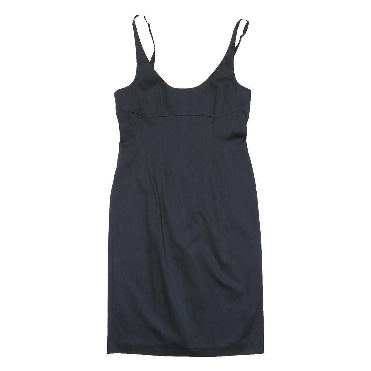 OASIS Womens Black Bodycon Polyester Blend Sleeveless Midi Dress UK 14 Elegant