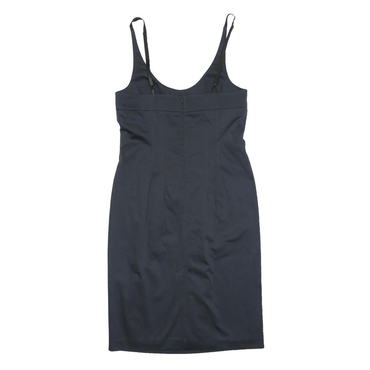 OASIS Womens Black Bodycon Polyester Blend Sleeveless Midi Dress UK 14 Elegant