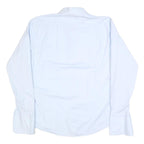 PIERRE CARDIN Mens White Shirt L Cotton Blend Long Sleeve Classic Fit Button