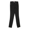 U.S. POLO ASSN Womens Regular Black Skinny Denim Dark W24 L28 Zip Cotton Blend