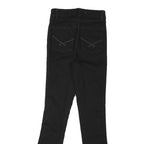 U.S. POLO ASSN Womens Regular Black Skinny Denim Dark W24 L28 Zip Cotton Blend