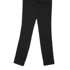 U.S. POLO ASSN Womens Regular Black Skinny Denim Dark W24 L28 Zip Cotton Blend