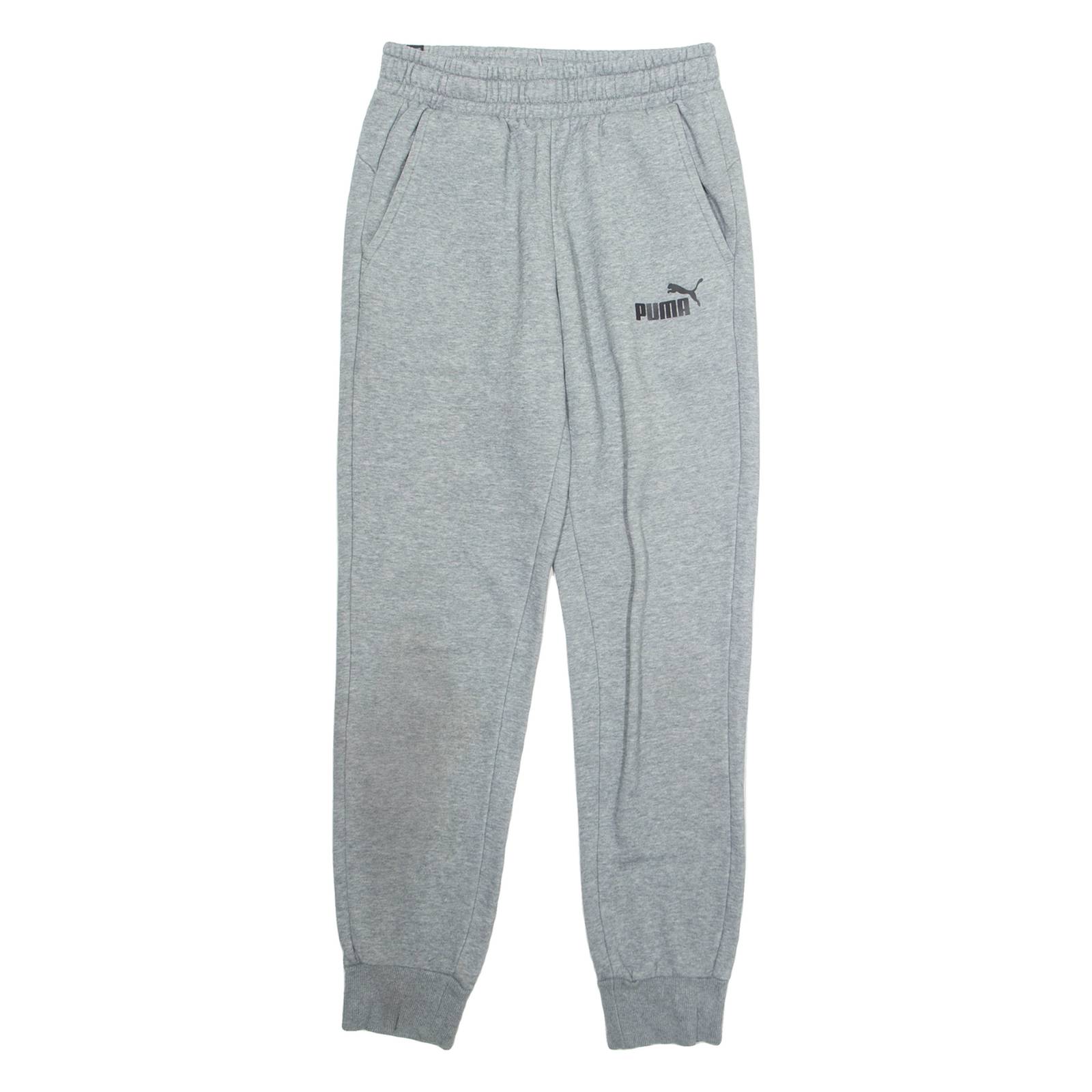 PUMA Mens Joggers Green Tapered S W26 L29