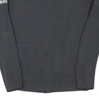 ADIDAS Mens Black Jacket S Polyester Blend Zip Plain Sportswear Lightweight