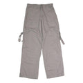 TINSEL TOWN Womens Cotton Blend Grey Regular Straight Trousers W30 L32 Cargo