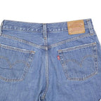 LEVI'S Womens Denim Blue Casual Cut-Off Shorts M W30 Raw Hem