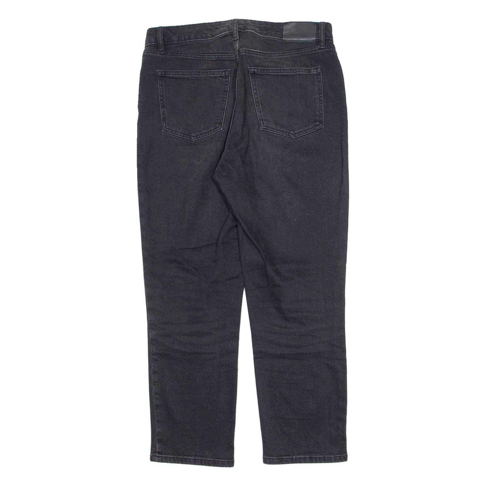 LAUREN RALPH LAUREN Womens Jeans Black Regular Straight W32 L26
