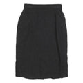MAX MARA Womens Black Wool Pencil Knee Length Skirt UK 6 Elegant Formal Classic