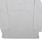 CHALET Mens Grey Cotton Blend Sweatshirt XL Collar Zip Pocket Casual Pullover