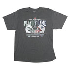 REEBOK Mens Grey AFC Divisional Playoff Game Graphic T-Shirt XL Short Sleeve