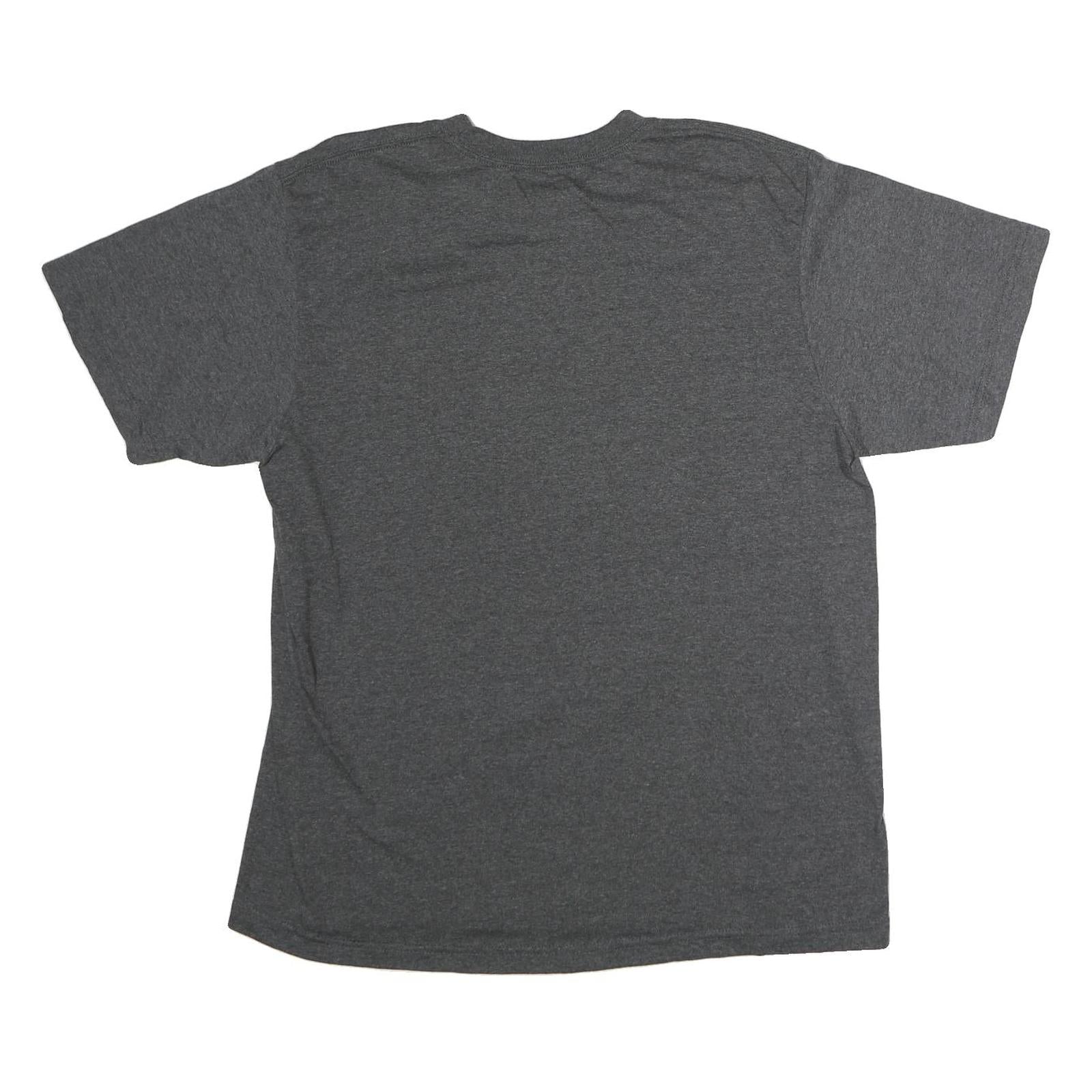 REEBOK Mens Grey AFC Divisional Playoff Game Graphic T-Shirt XL Short Sleeve