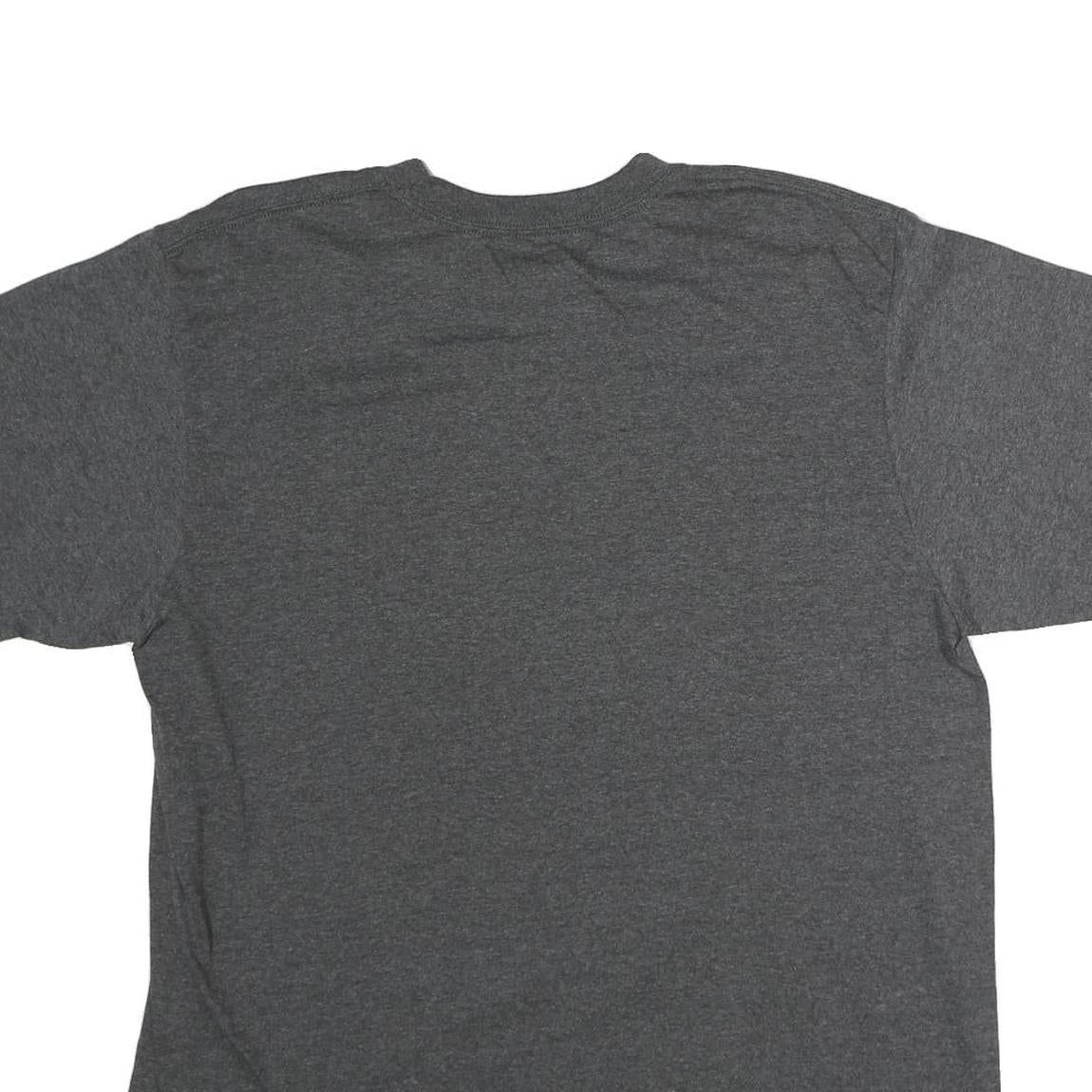 REEBOK Mens Grey AFC Divisional Playoff Game Graphic T-Shirt XL Short Sleeve