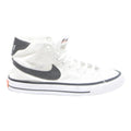 NIKE Blazer Mid Mens Trainers High Top Canvas White Black UK 8 Classic Retro