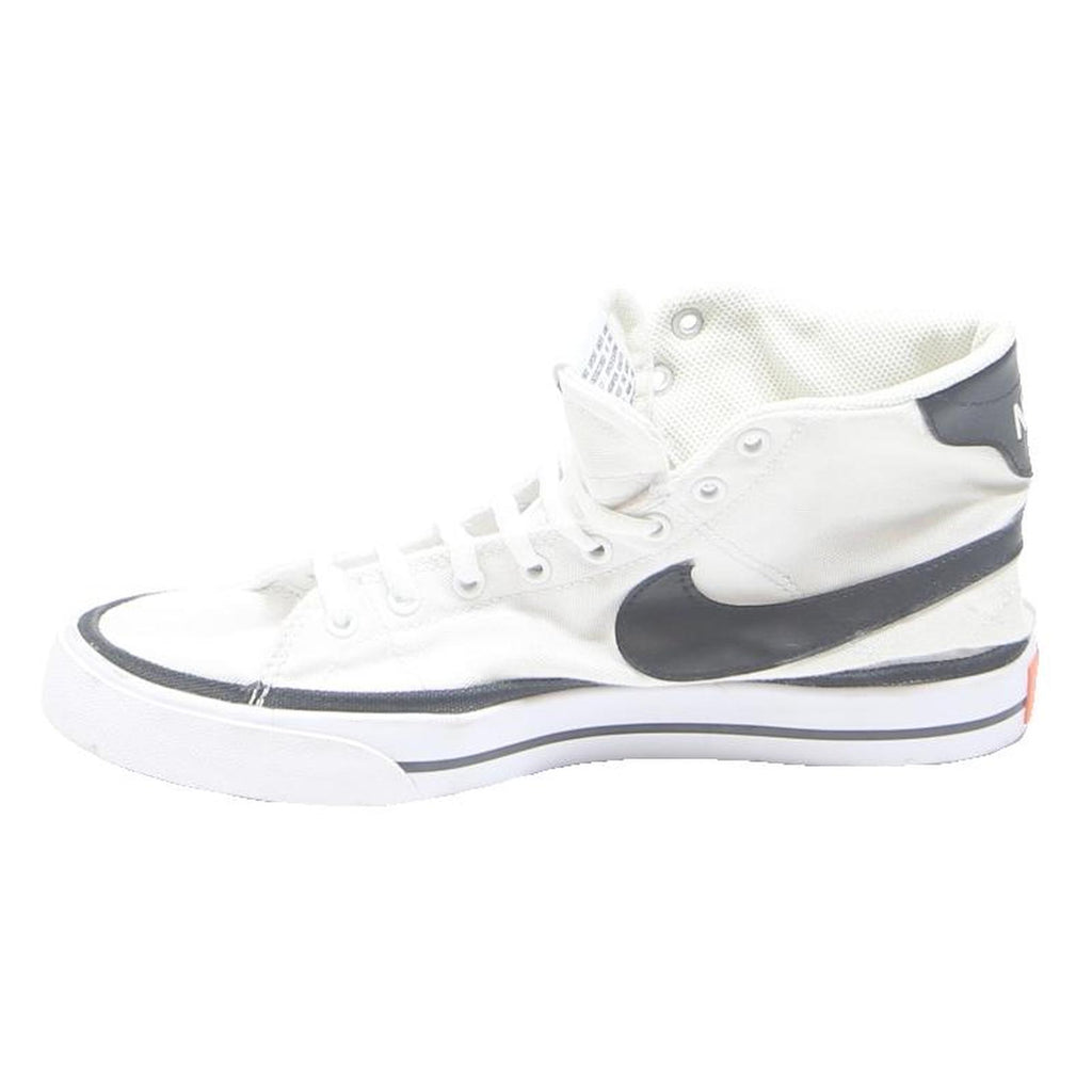 NIKE Blazer Mid Mens Trainers High Top Canvas White Black UK 8 Classic Retro