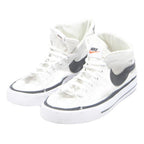 NIKE Blazer Mid Mens Trainers High Top Canvas White Black UK 8 Classic Retro