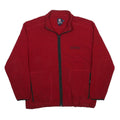 CHAPS RALPH LAUREN Mens Red Jacket L Polyester Plain Zip Comfort Fit Casual