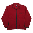 CHAPS RALPH LAUREN Mens Red Jacket L Polyester Plain Zip Comfort Fit Casual