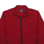 CHAPS RALPH LAUREN Mens Red Jacket L Polyester Plain Zip Comfort Fit Casual