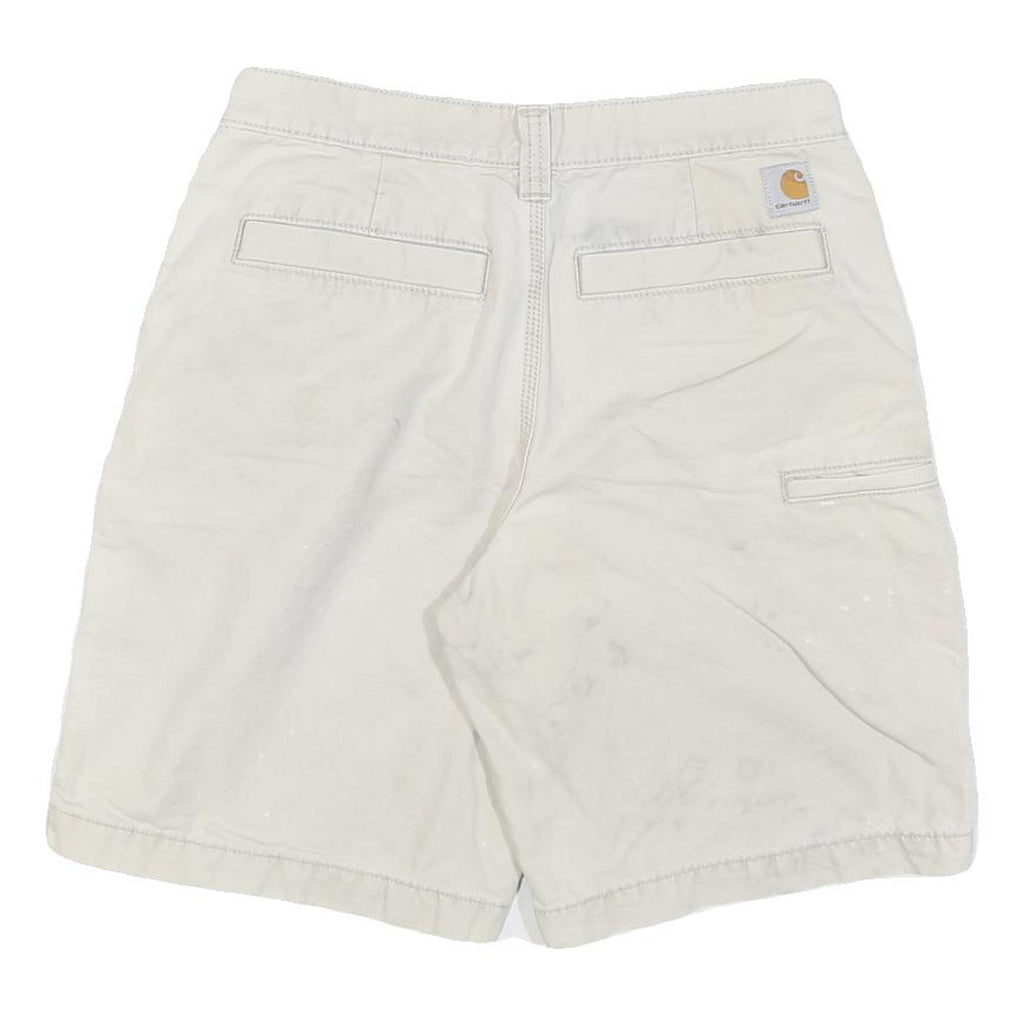 CARHARTT Mens Shorts Beige Casual Relaxed Fit M W31 Durable Cotton Blend