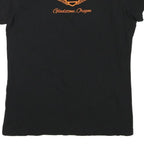 HARLEY DAVIDSON Womens Black Ride Free Graphic T-Shirt 2XL Short Sleeve V-Neck