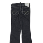 LEVI'S 503 Womens Blue Regular Bootcut Denim Raw Cotton Blend W26 L30 Zip