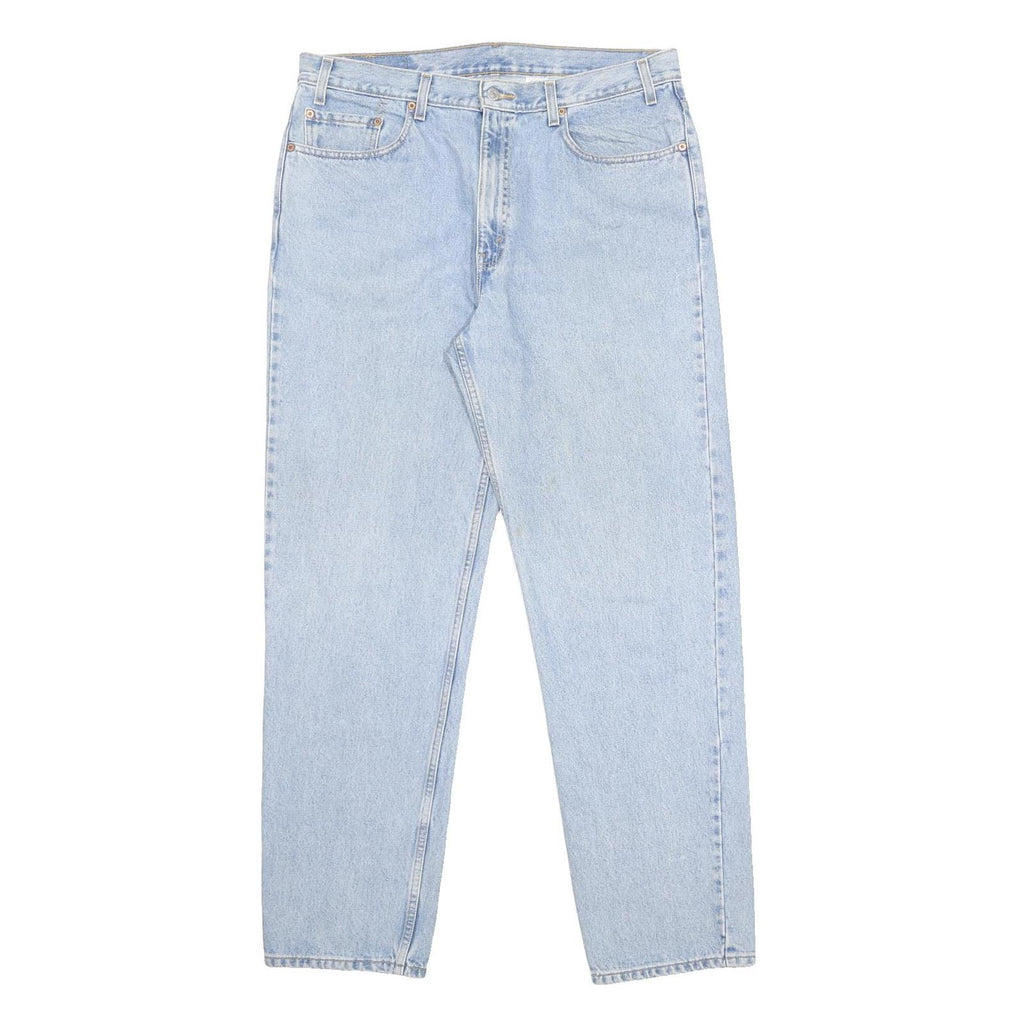 LEVI'S 550 Tapered Mens Jeans Light Blue Relaxed Denim W38 L34 Classic Cotton