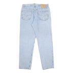 LEVI'S 550 Tapered Mens Jeans Light Blue Relaxed Denim W38 L34 Classic Cotton