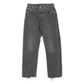 LEVI'S 501 Jeans Womens Grey Regular Straight W24 L26
