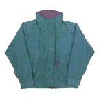EMS Womens Teal & Purple Reversible Nylon Zip Jacket S Regular Relaxed