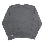 CHAMPION Mens Grey Wisconsin Badgers Crew Neck M Cotton Blend Sweatshirt