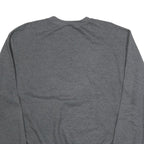 CHAMPION Mens Grey Wisconsin Badgers Crew Neck M Cotton Blend Sweatshirt