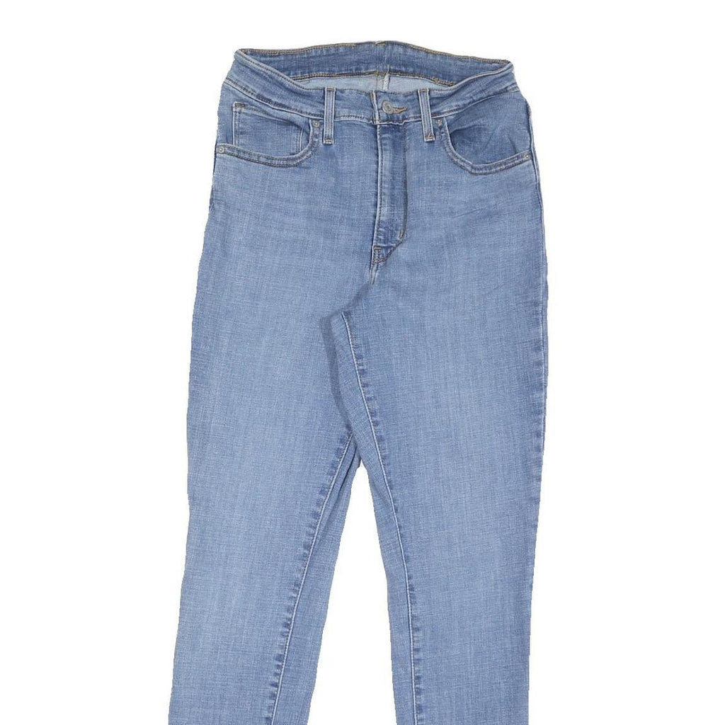 LEVI'S Womens Blue Slim Skinny Denim Light W28 L30 Stretch Cotton Blend Jeans