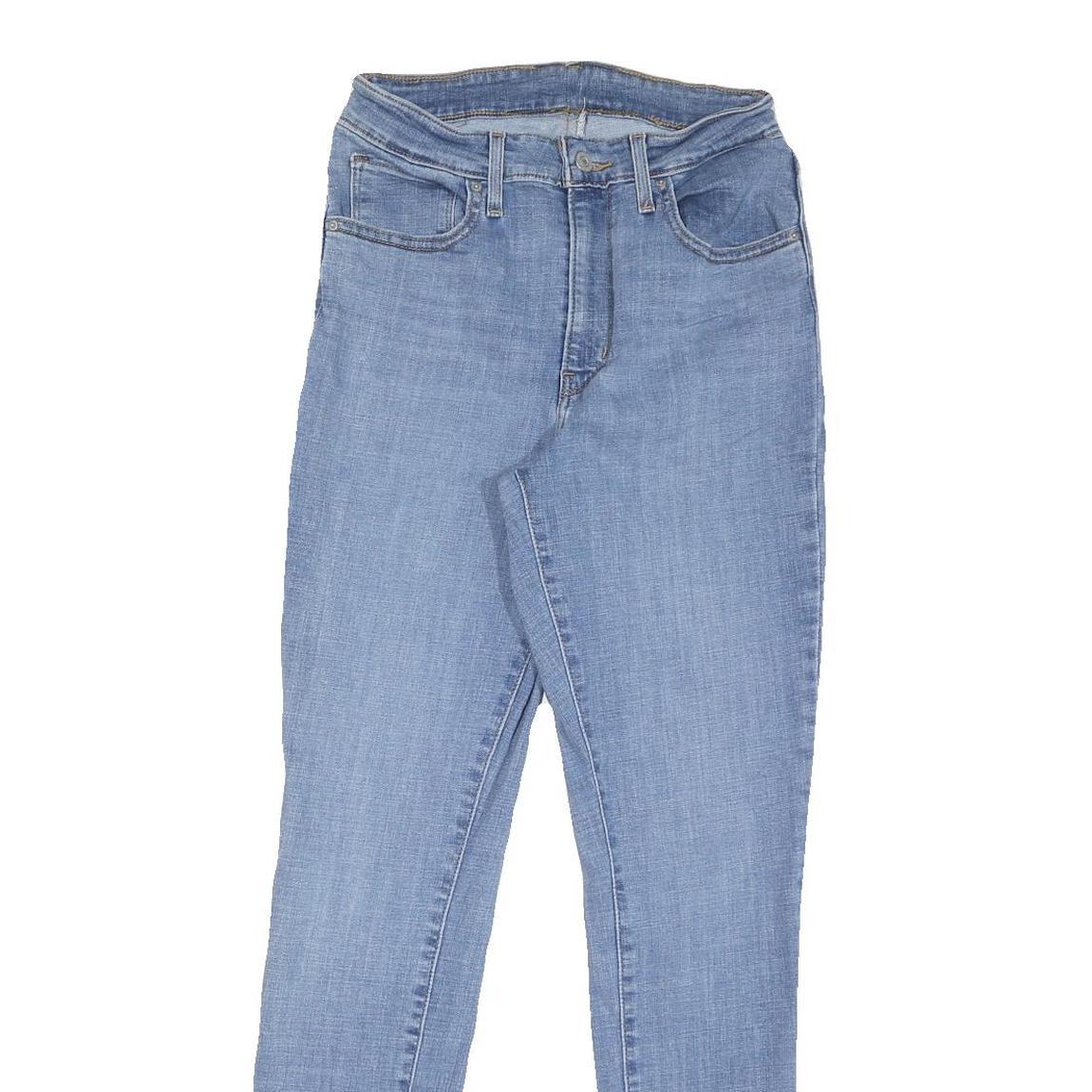 LEVI'S Womens Blue Slim Skinny Denim Light W28 L30 Stretch Cotton Blend Jeans