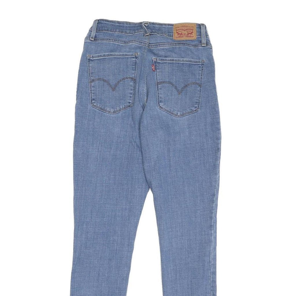 LEVI'S Womens Blue Slim Skinny Denim Light W28 L30 Stretch Cotton Blend Jeans
