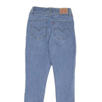 LEVI'S Womens Blue Slim Skinny Denim Light W28 L30 Stretch Cotton Blend Jeans