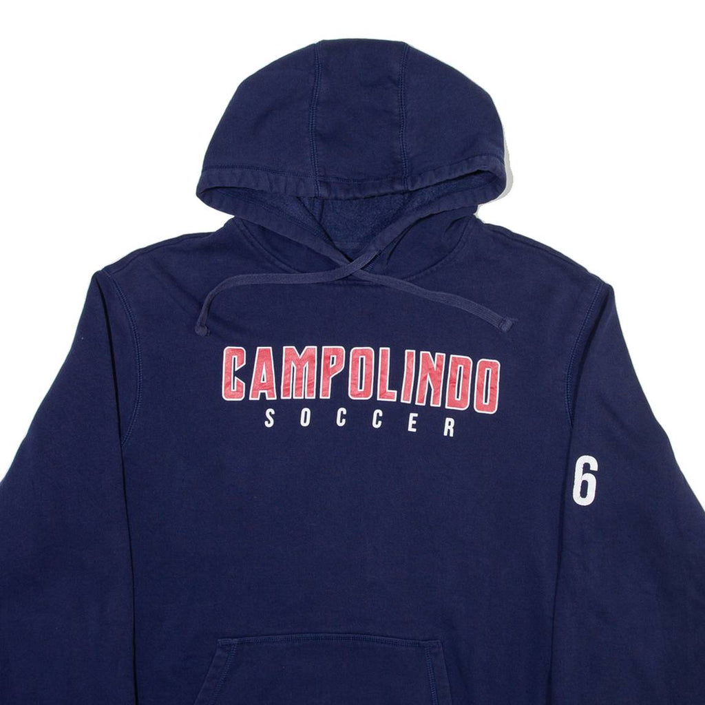 Champolindo Soccer Mens Blue Hoodie USA M