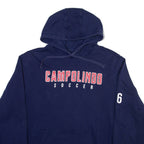 Champolindo Soccer Mens Blue Hoodie USA M
