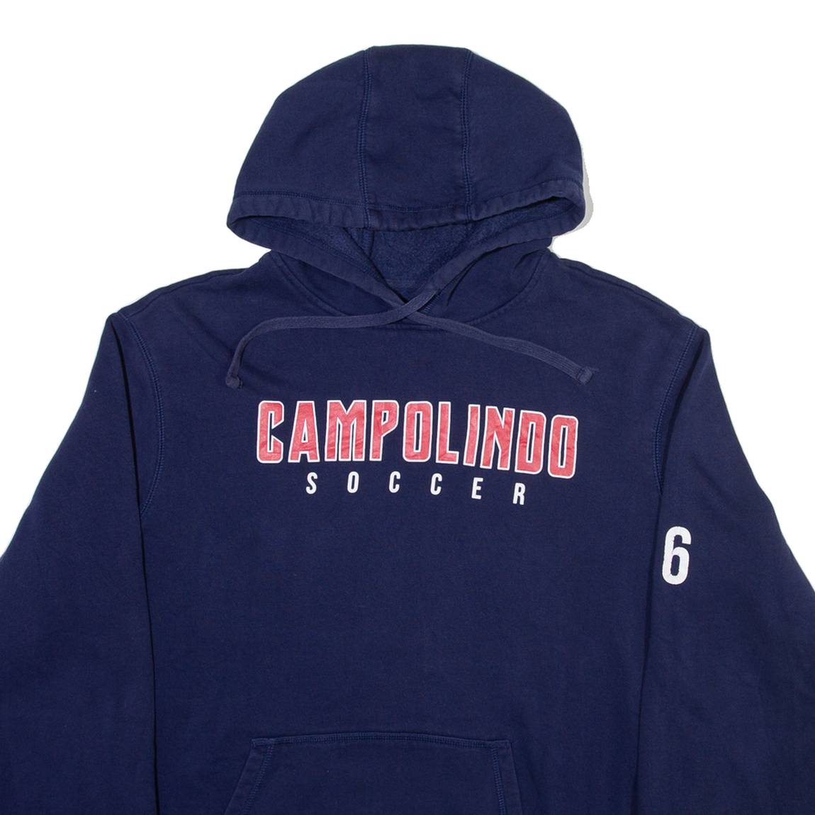 Champolindo Soccer Mens Blue Hoodie USA M
