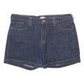 LEVI'S Womens Denim Blue Cotton Blend Casual Shorts L W34 Classic Fit