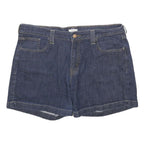 LEVI'S Womens Denim Blue Cotton Blend Casual Shorts L W34 Classic Fit