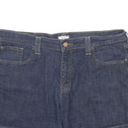 LEVI'S Womens Denim Blue Cotton Blend Casual Shorts L W34 Classic Fit