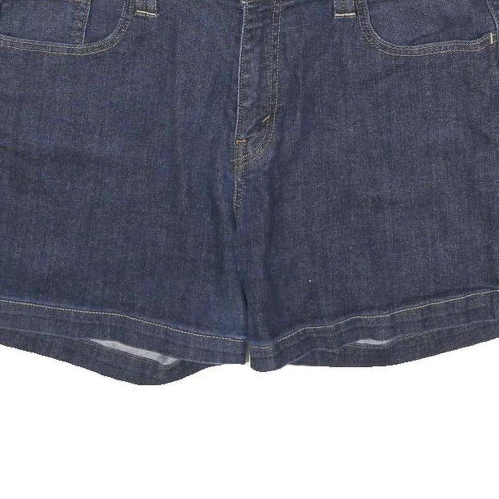 LEVI'S Womens Denim Blue Cotton Blend Casual Shorts L W34 Classic Fit