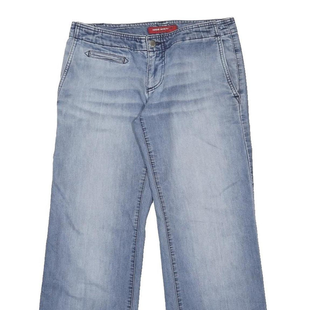 MISS SIXTY Womens Relaxed Light Blue Denim Jeans W30 L28 Casual Zip Fly