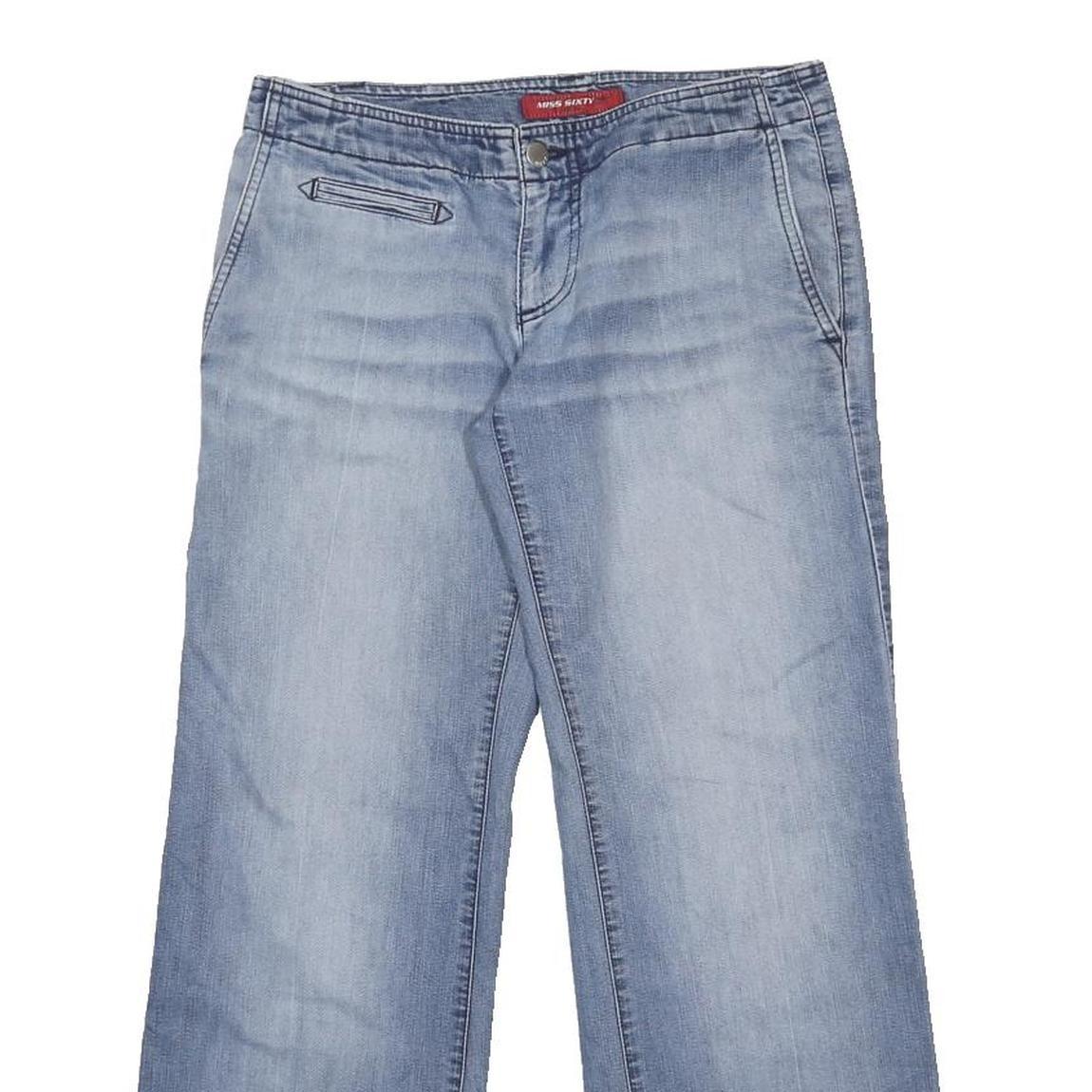 MISS SIXTY Womens Relaxed Light Blue Denim Jeans W30 L28 Casual Zip Fly