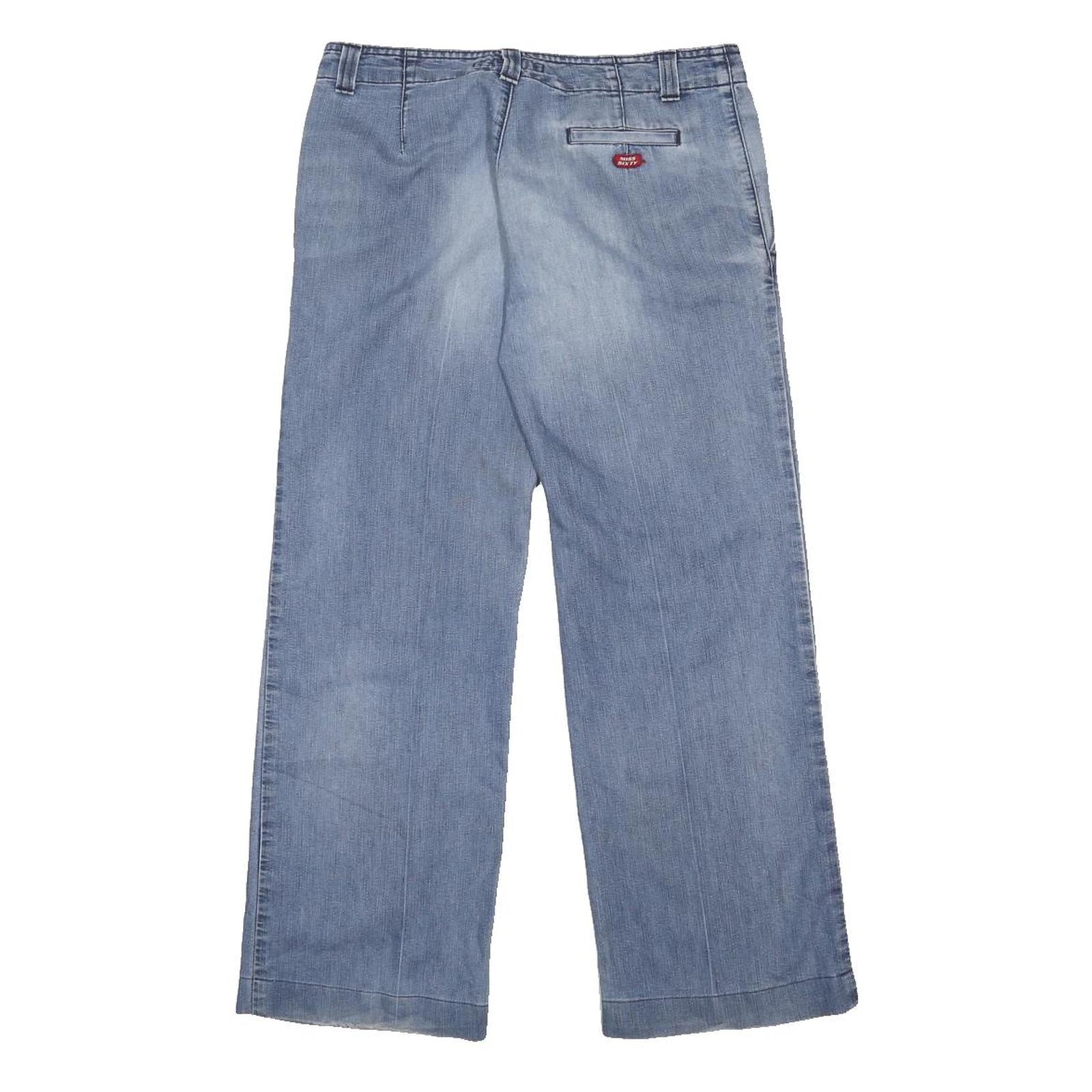 MISS SIXTY Womens Relaxed Light Blue Denim Jeans W30 L28 Casual Zip Fly