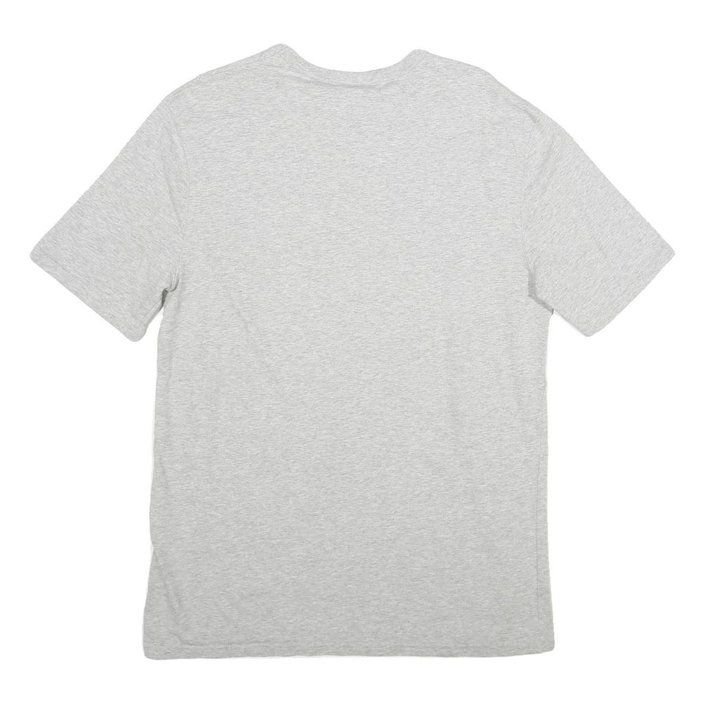 CHAMPION Mens Grey Graphic T-Shirt L Short Sleeve Crew Neck Cotton Casual